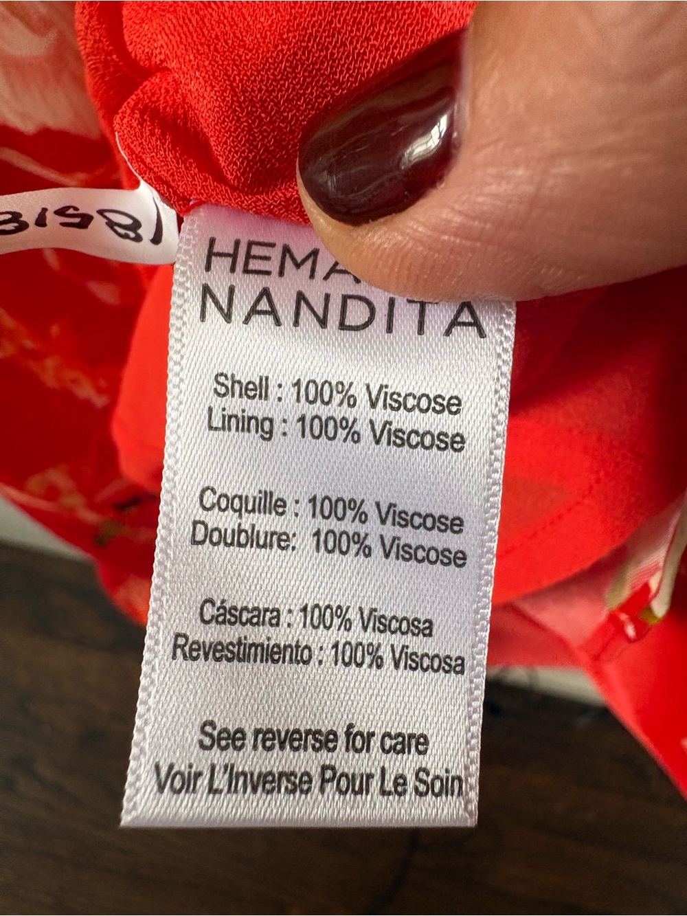 Hemant & Nandita Hibi Back Tie Maxi Dress NWT - Picture 9 of 14